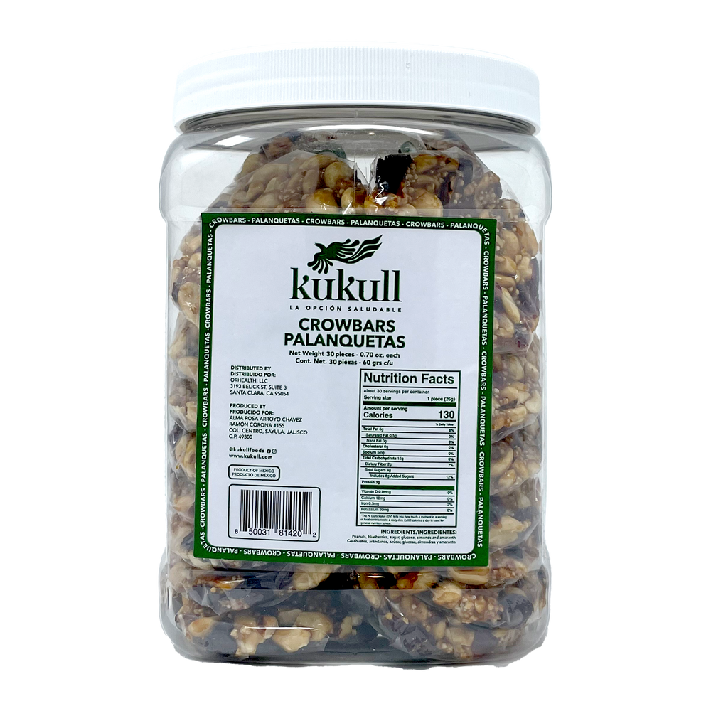 Healthy Peanuts Bars Crowbars Palanqueta Cranberries Almonds Artisan