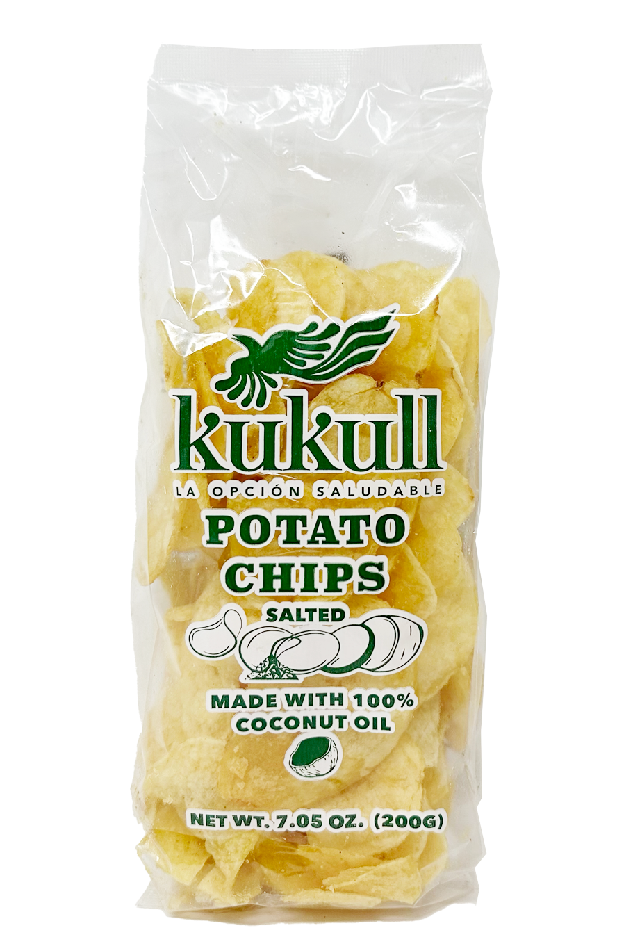 Potato Chips Healthy Coconut Oil Salted