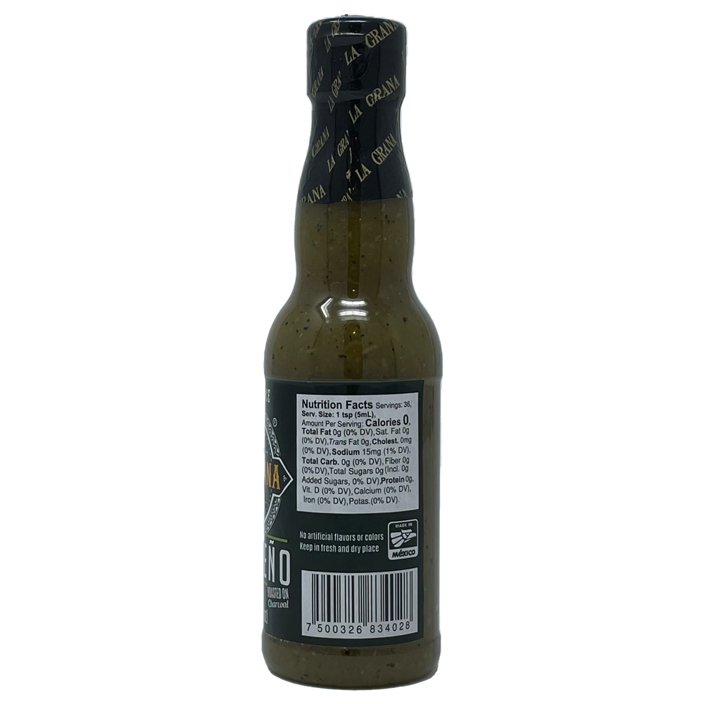 Jalapeño Extra Hot Sauce Salsa Low Sodium Charbroiled Healthy Ingredients