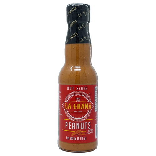 Peanuts Hot Sauce Salsa Low Sodium Red Peppers Chile de Arbol