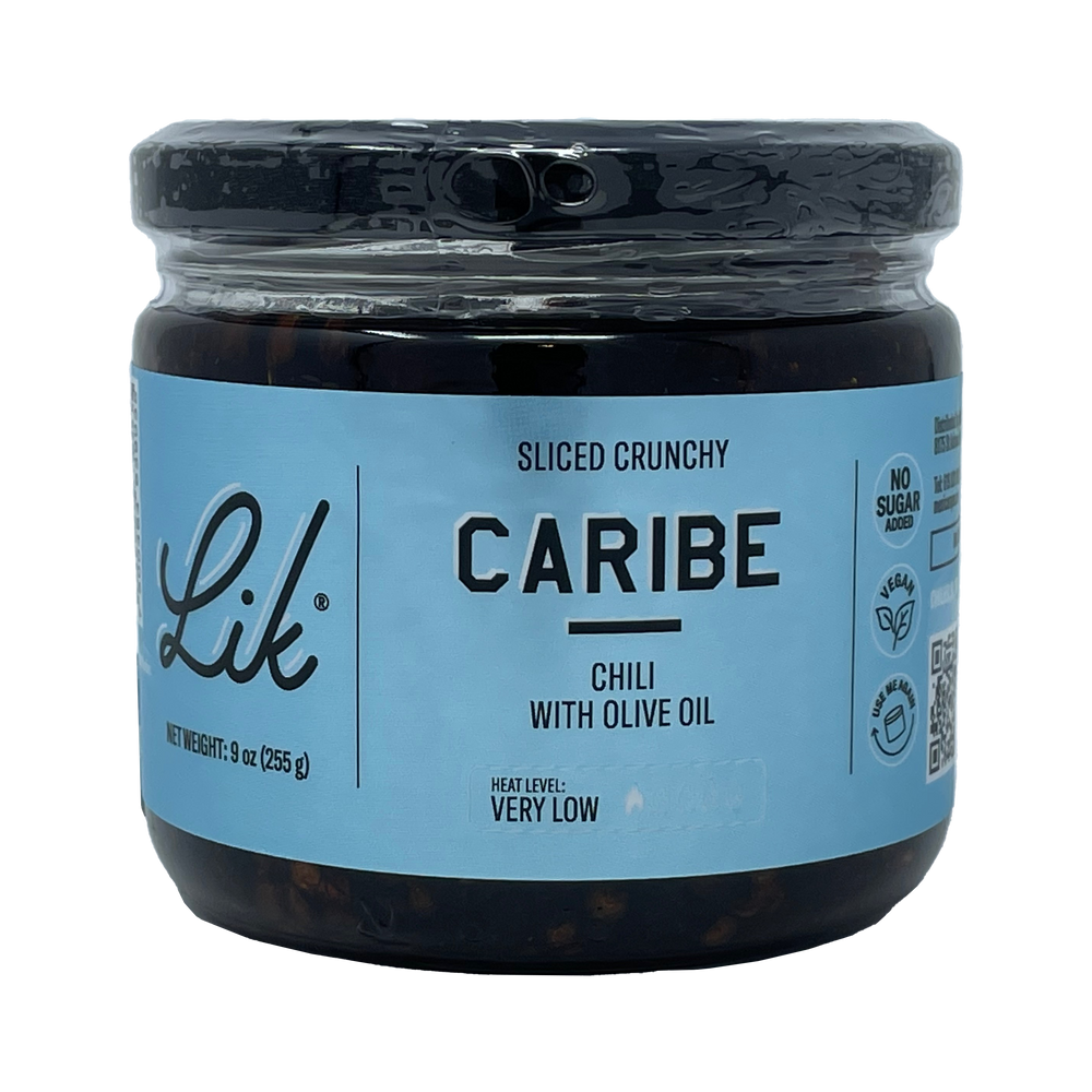 Hot Caribe Crunchy Chiles Peppers Olive Oil