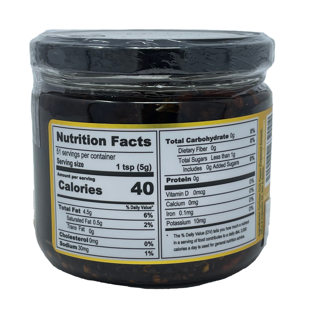 Extra Hot Habanero Crunchy Chiles Peppers Olive Oil Ingredients