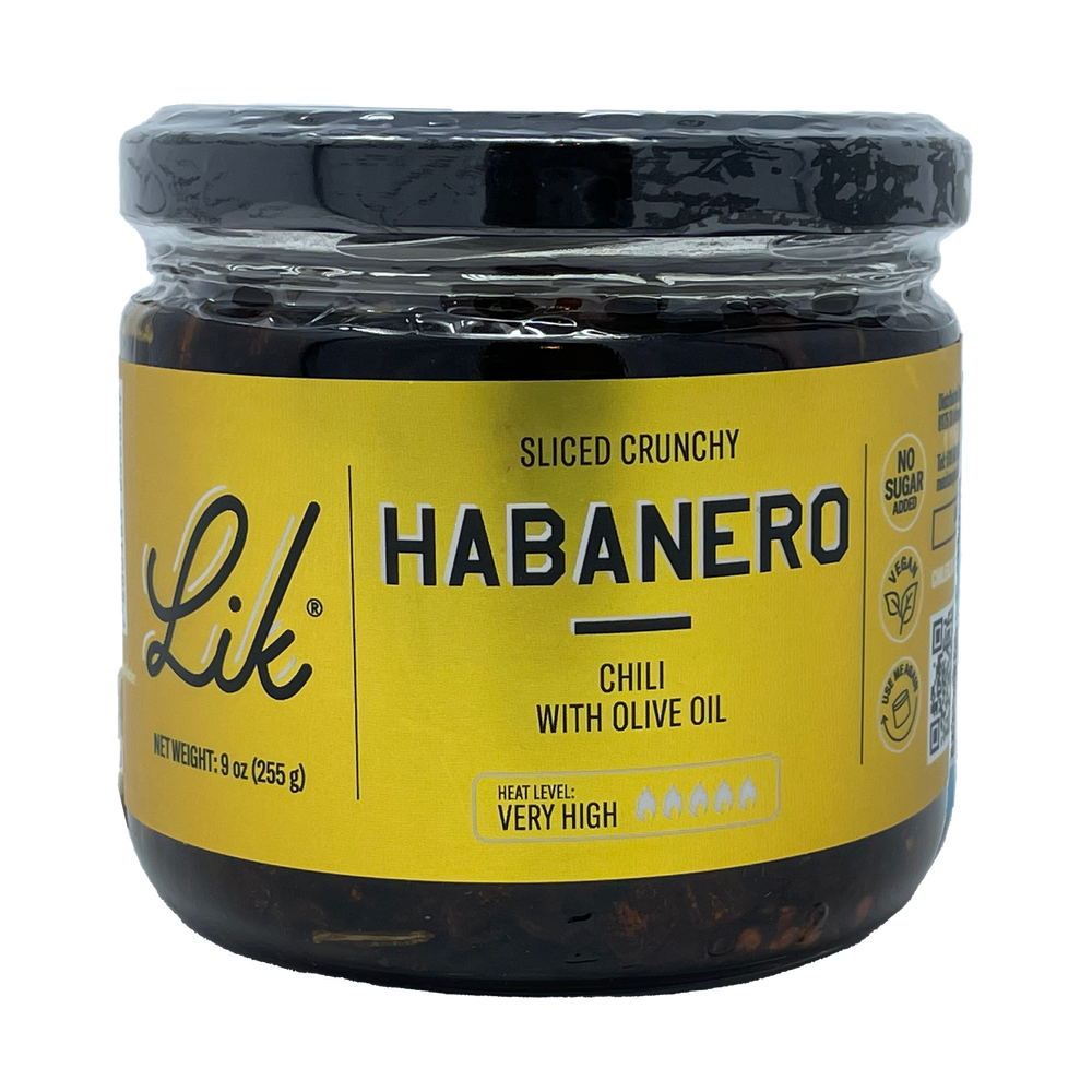 Extra Hot Habanero Crunchy Chiles Peppers Olive Oil