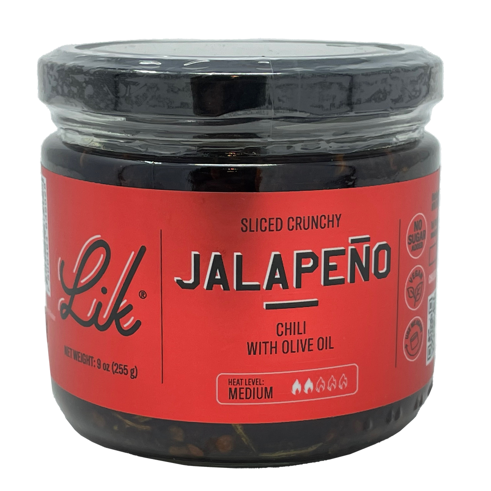 Hot Jalapeño Crunchy Chiles Peppers Olive Oil