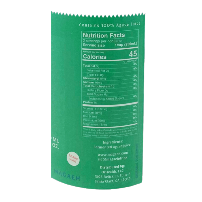 Fermented Agave Juice Artisan Pulque Healthy Probiotics Low Alcohol