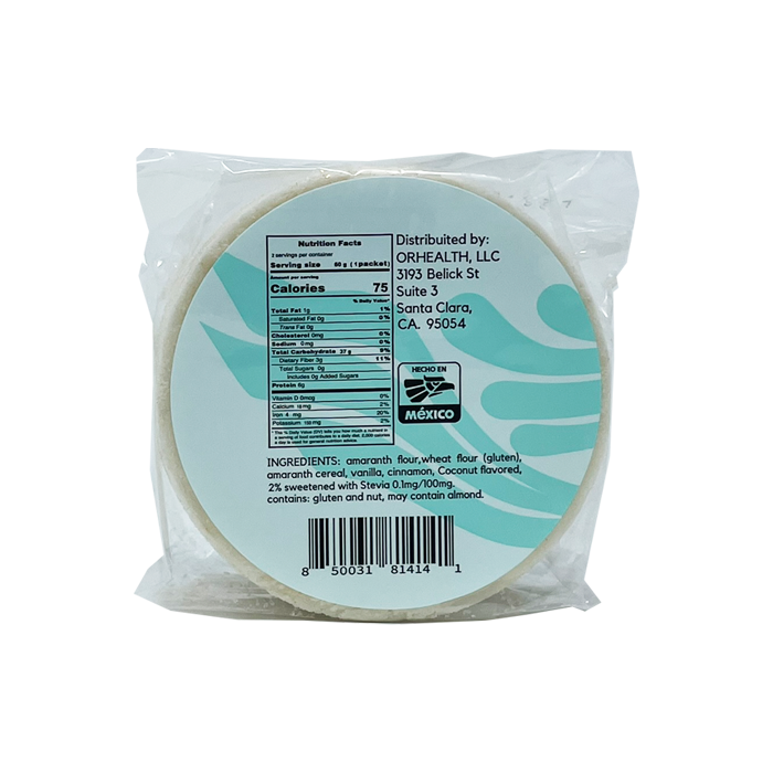 Healthy Amaranth Wafers Obleas Blueberries Ingredients
