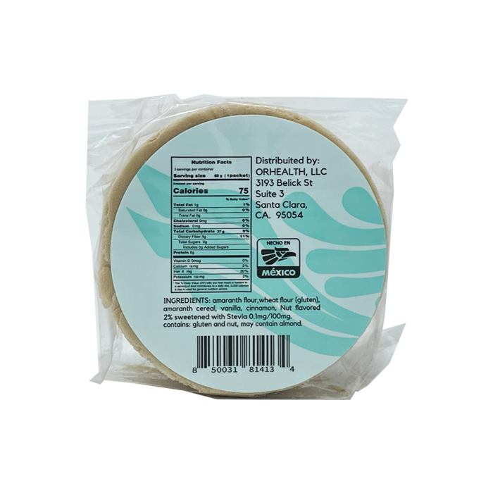 Healthy Amaranth Wafers Obleas Nuts Pecans Ingredients