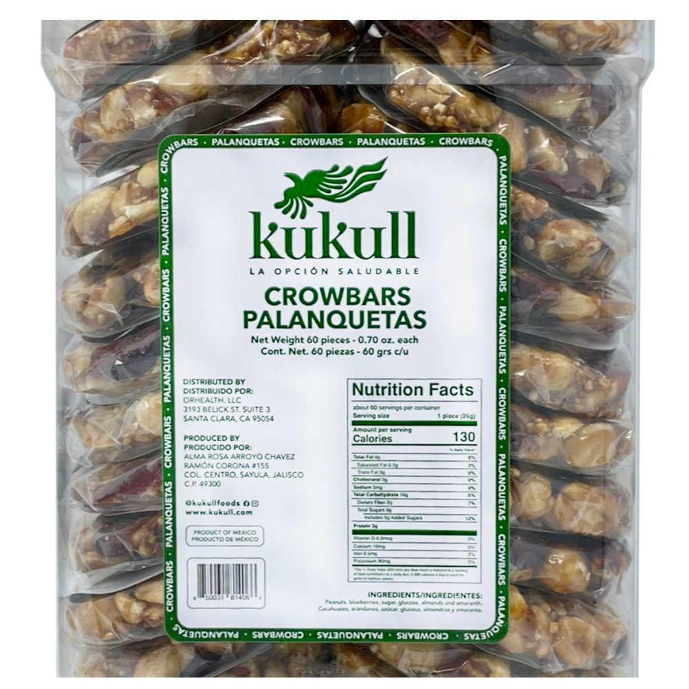 Healthy Peanuts Bars Crowbars Palanqueta Cranberries Almonds Ingredients