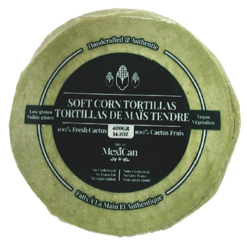 White Corn Non-Gmo Tortillas Maiz Cactus Fiber Nopal