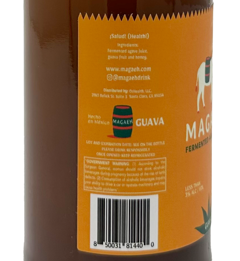 Magaeh Agave Juice - Guava 11.8 fl.oz.