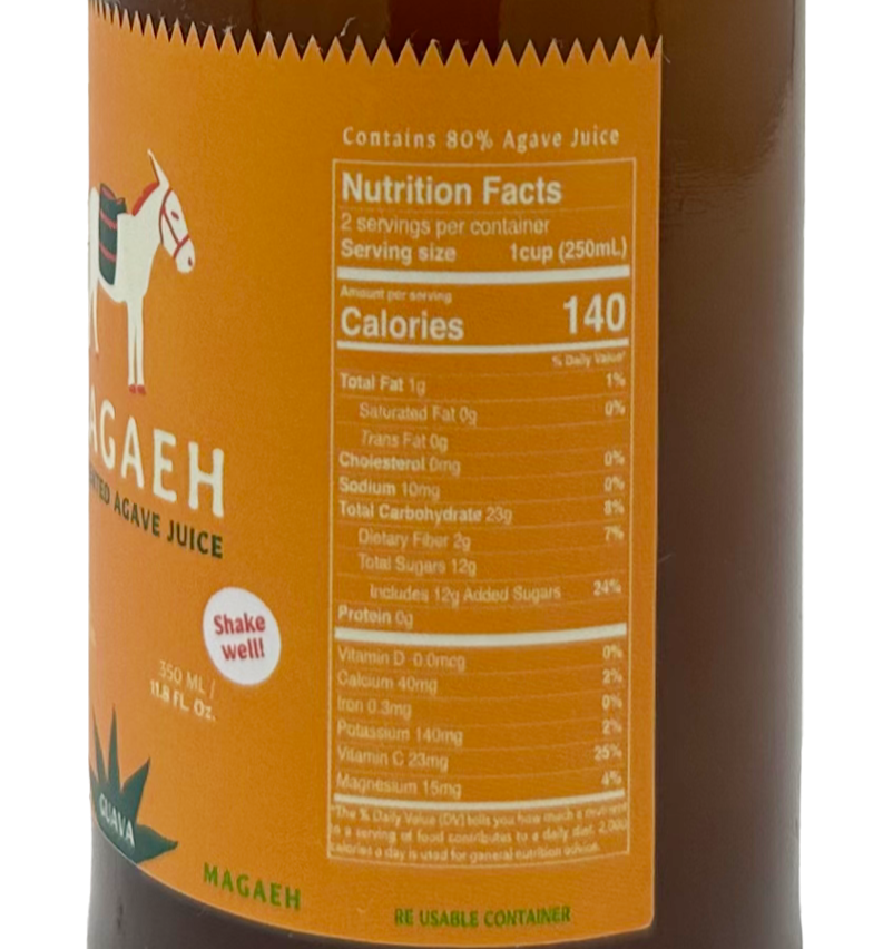 Magaeh Agave Juice - Guava 11.8 fl.oz.