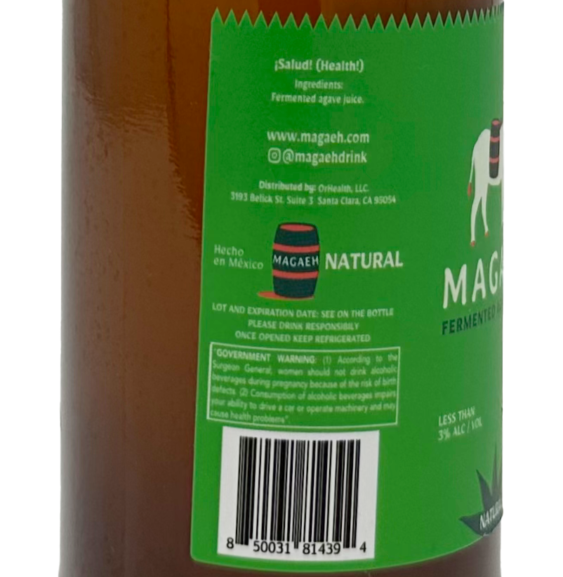 Magaeh Agave Juice - Natural 11.8 fl.oz.